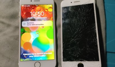 Changement d'écran s'un Iphone 7 à Pellegrue