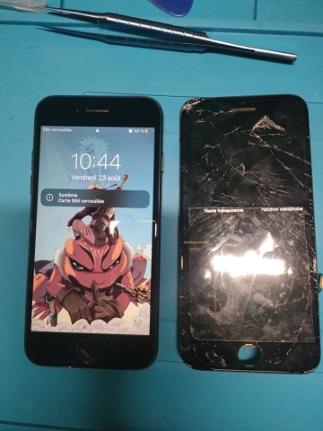 Changement d'écran Iphone 7 à Pessac/Dordogne